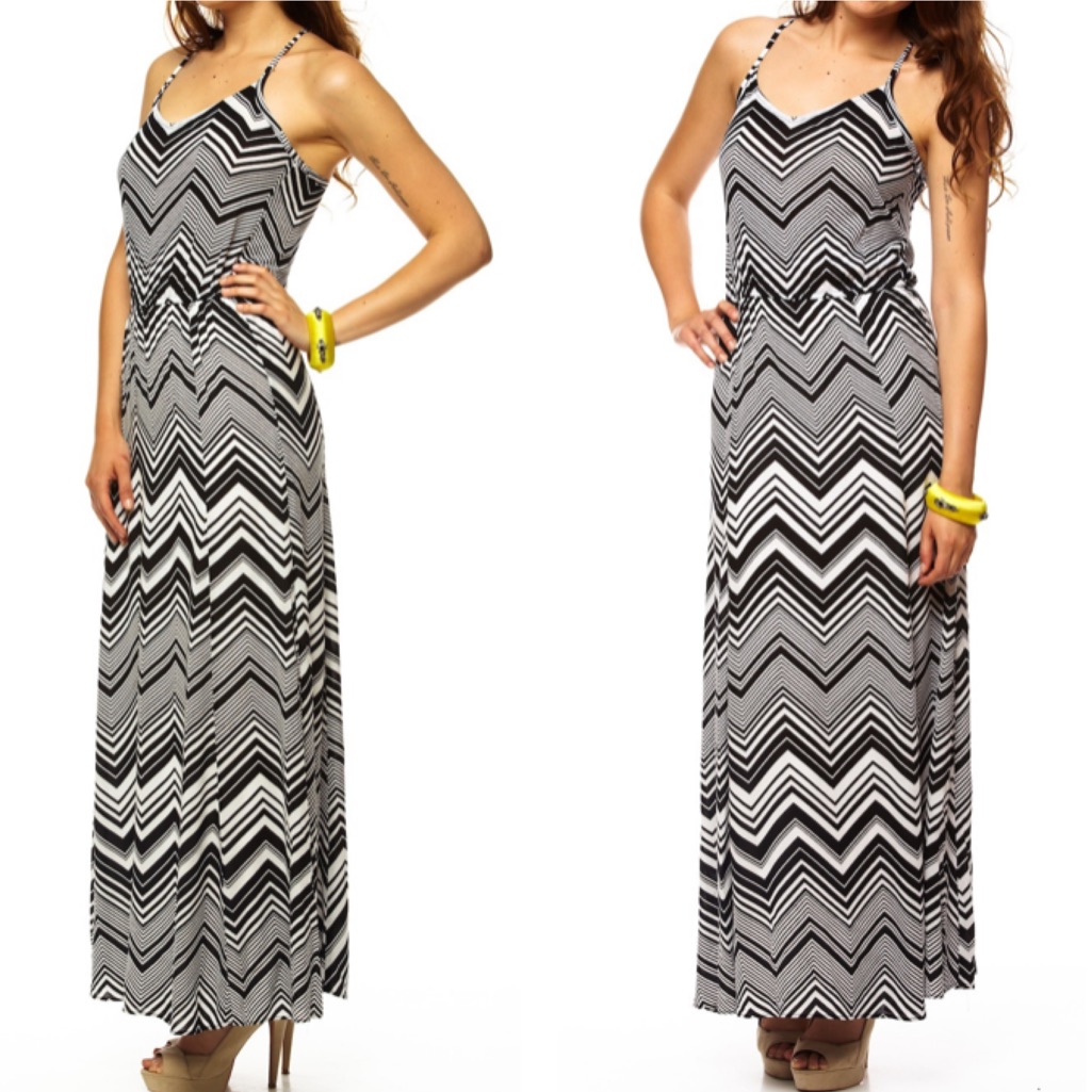 Ella Moss | Chevron Maxi Dress